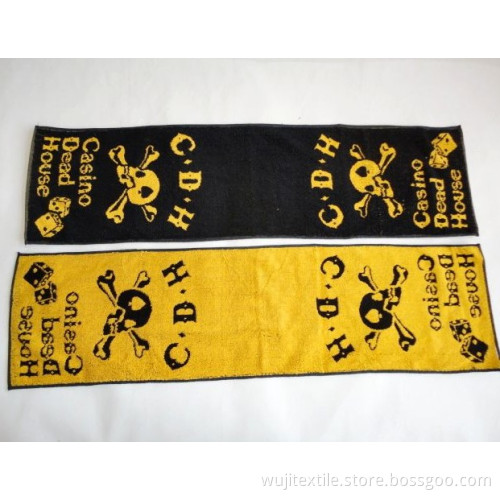 Hip-Hop Style Cotton Sports Towel Gym Towel with Printing (WJ-G838)